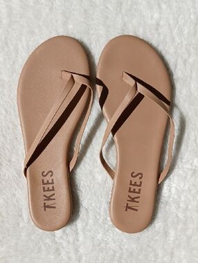 NWOT TKEES Minimalist Flip Flop Beach Sandals Size EU37/US 6